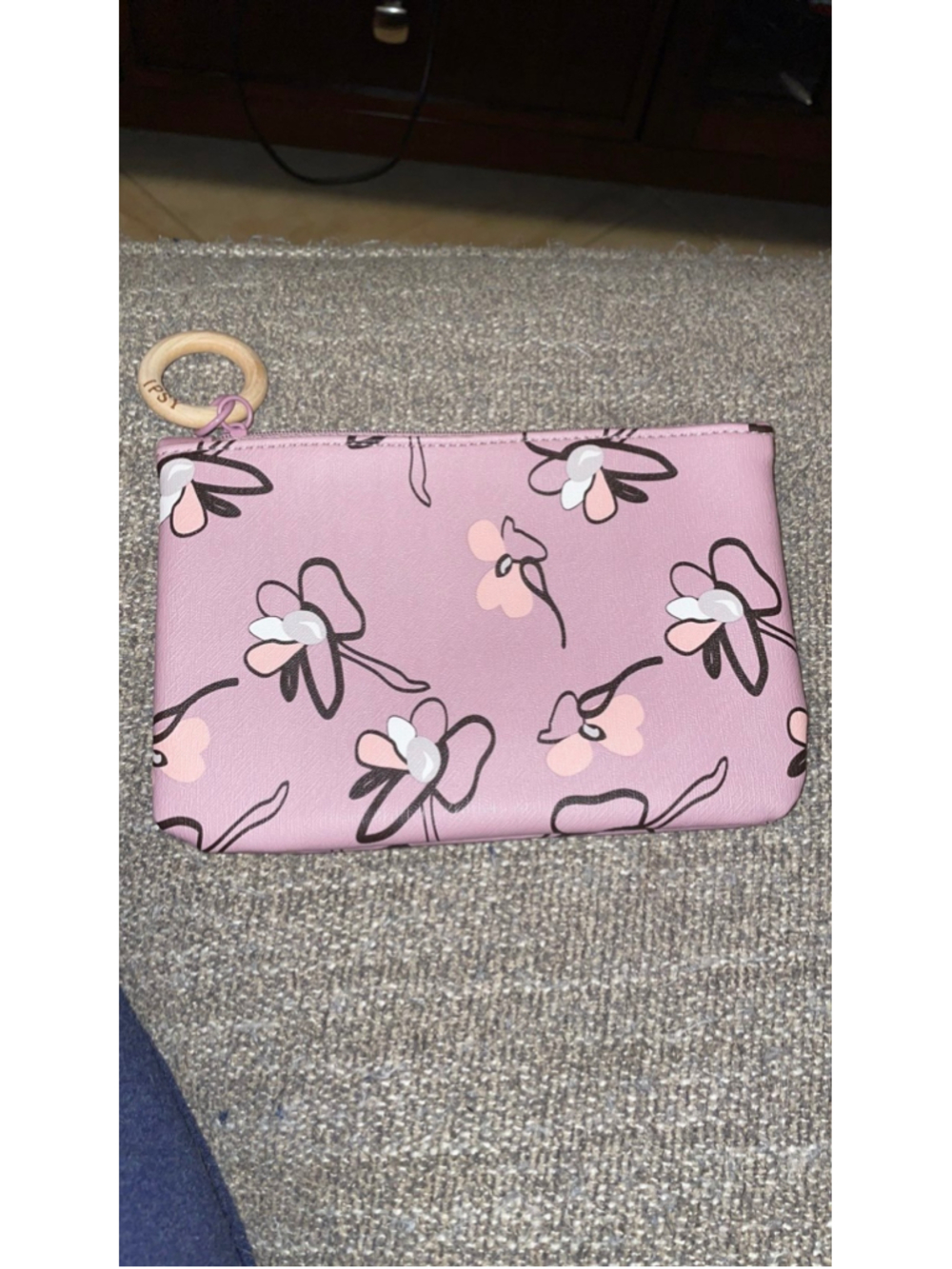 Spring Floral Makeup Bag